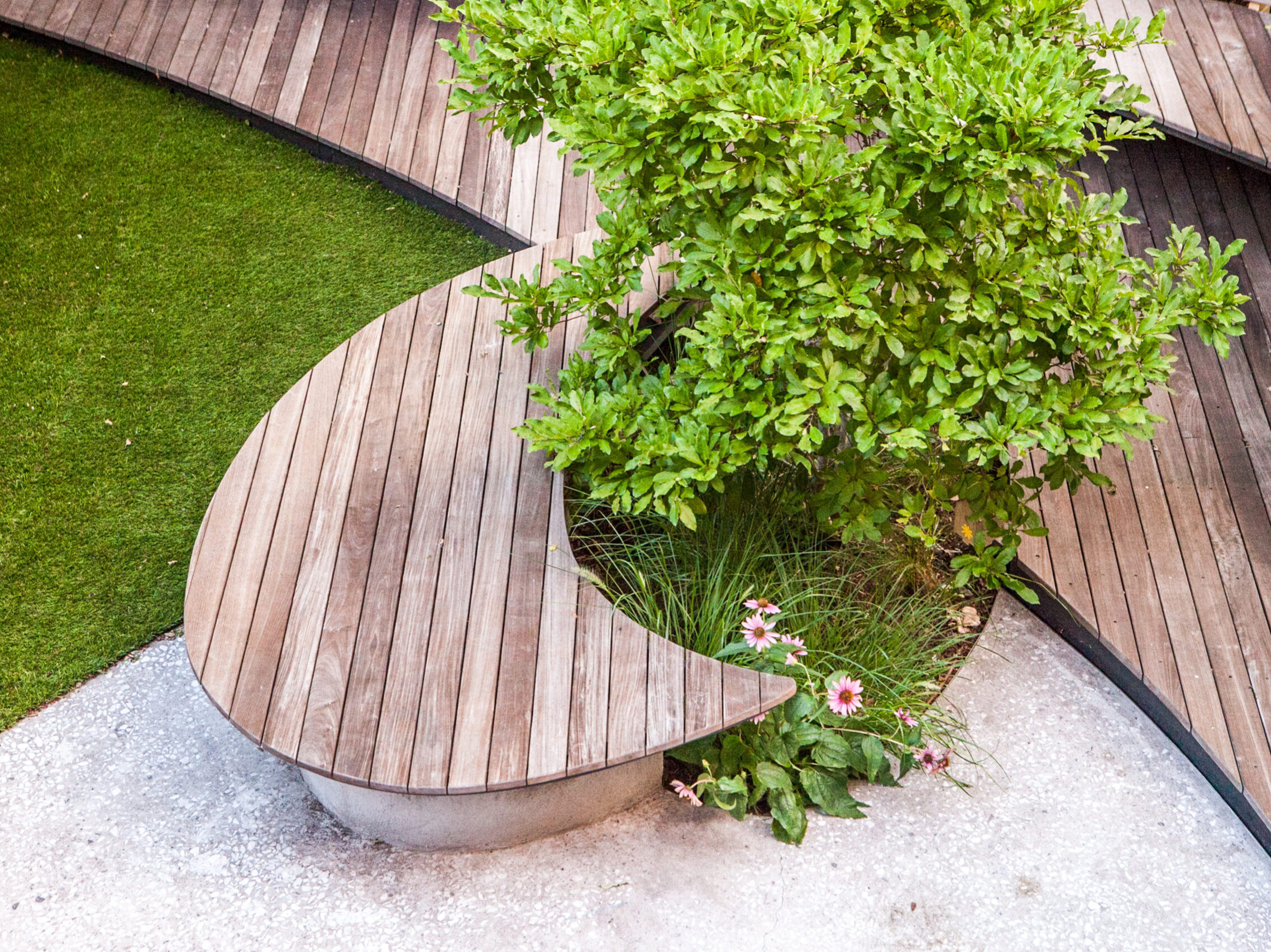 Stuarts Garden architectural landscape design project