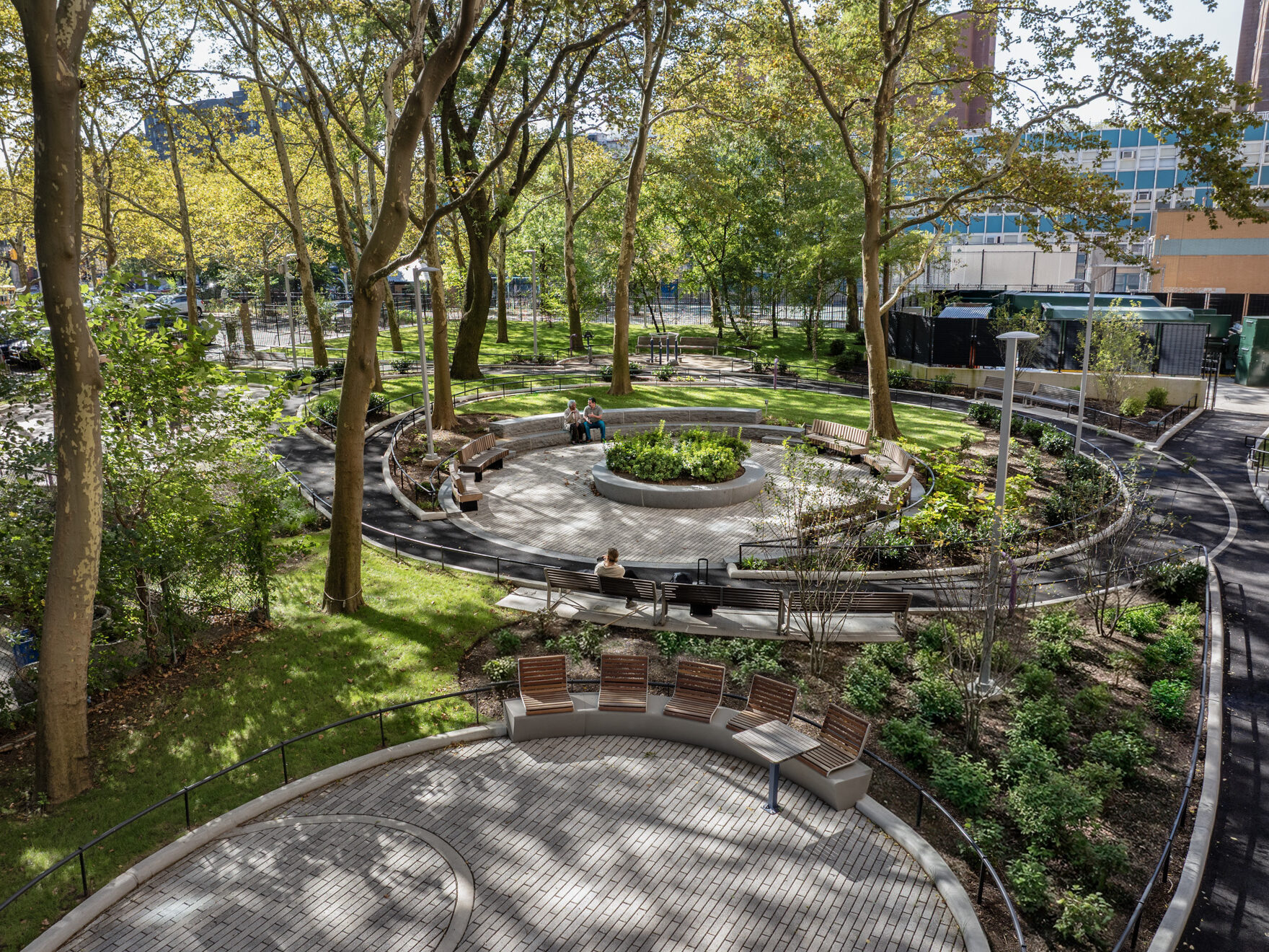 NYCHA PACT Bethune Gardens Plaza NYCHA PACT Audubon Houses, Bethune Gardens, Marshall Plaza, Location, Manhattan, New York, Architect: Curtis + Ginsberg Architects